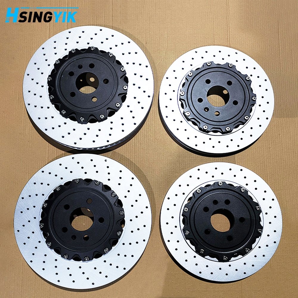 4H0615301AL 400mm 420mm Customized Floating Front Brake Disc Rotor For Audi S6 S7 C7 RS5 RS6 RS7