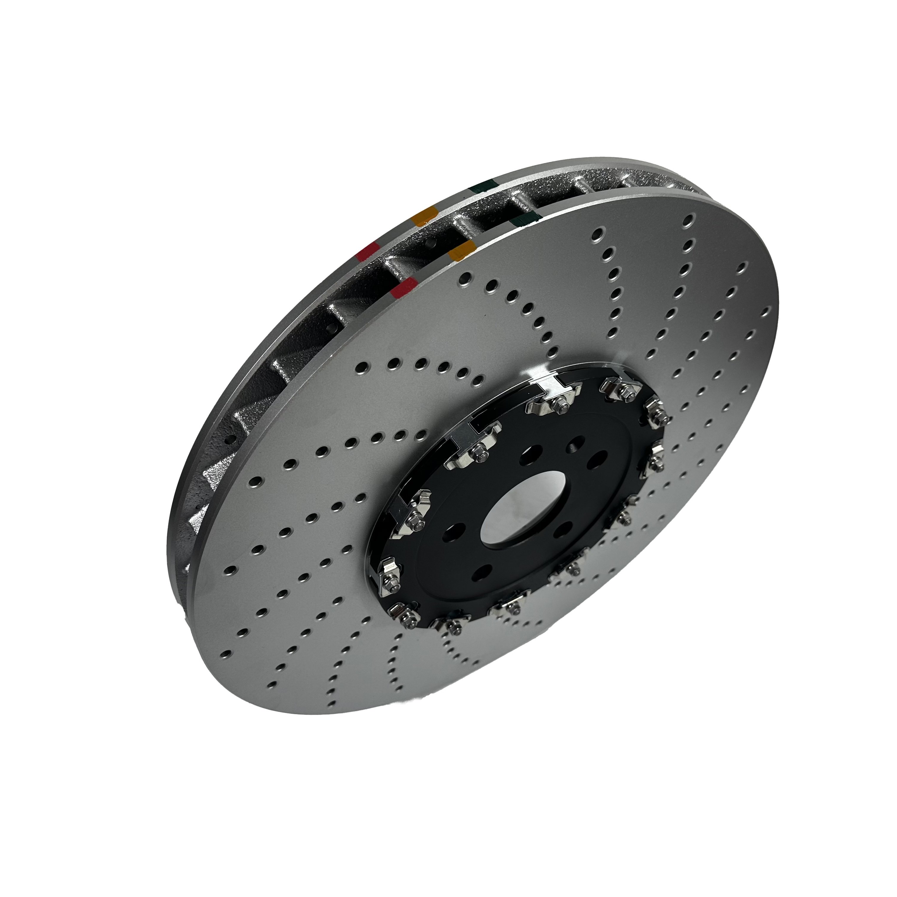 Front 420*40mm OEM 4K0615301Q 2-piece Brake Disc Motorsport for Audi RS6 RS7 Track Day