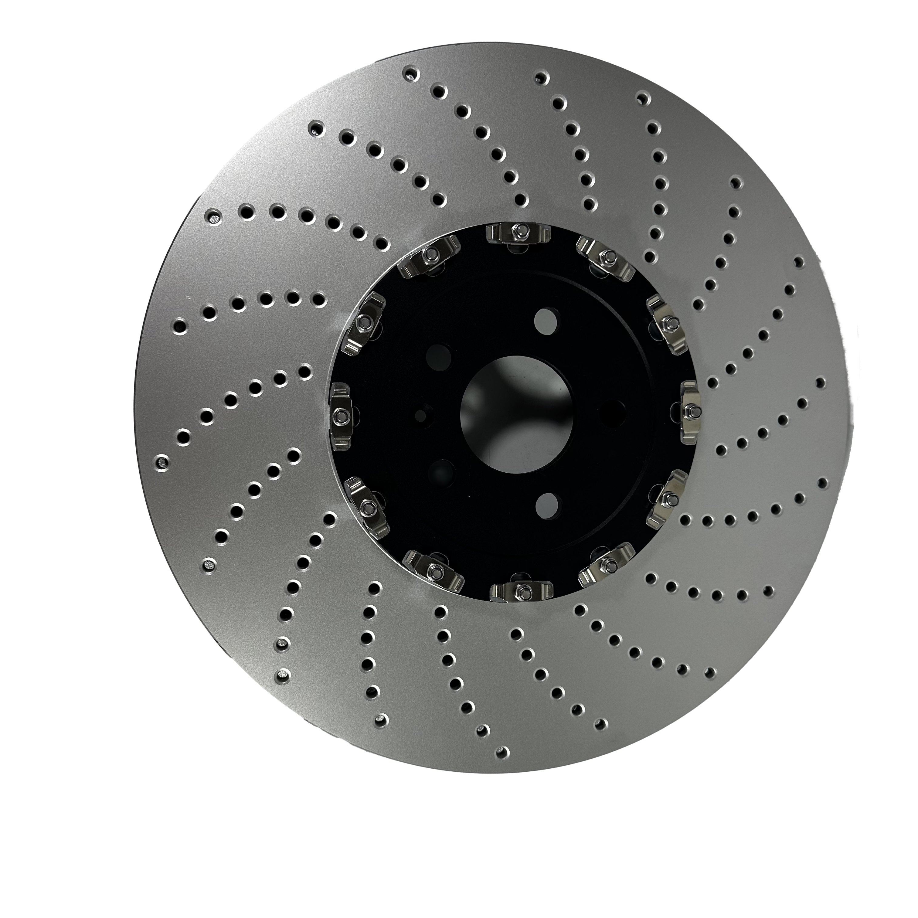 Front 420*40mm OEM 4K0615301Q 2-piece Brake Disc Motorsport for Audi RS6 RS7 Track Day