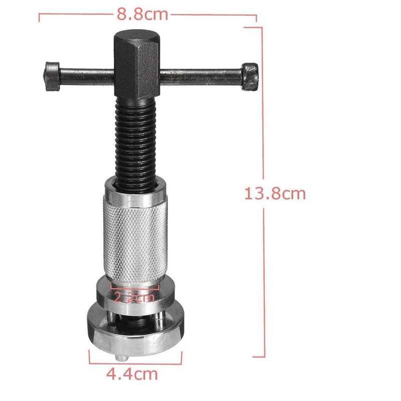 1pcs Brake Sub-pump Adjustment Tool 2 Pin Metal Piston Break Caliper Rewind Tool for Car Trucks Auto Wheel Cylinder Disc Brake