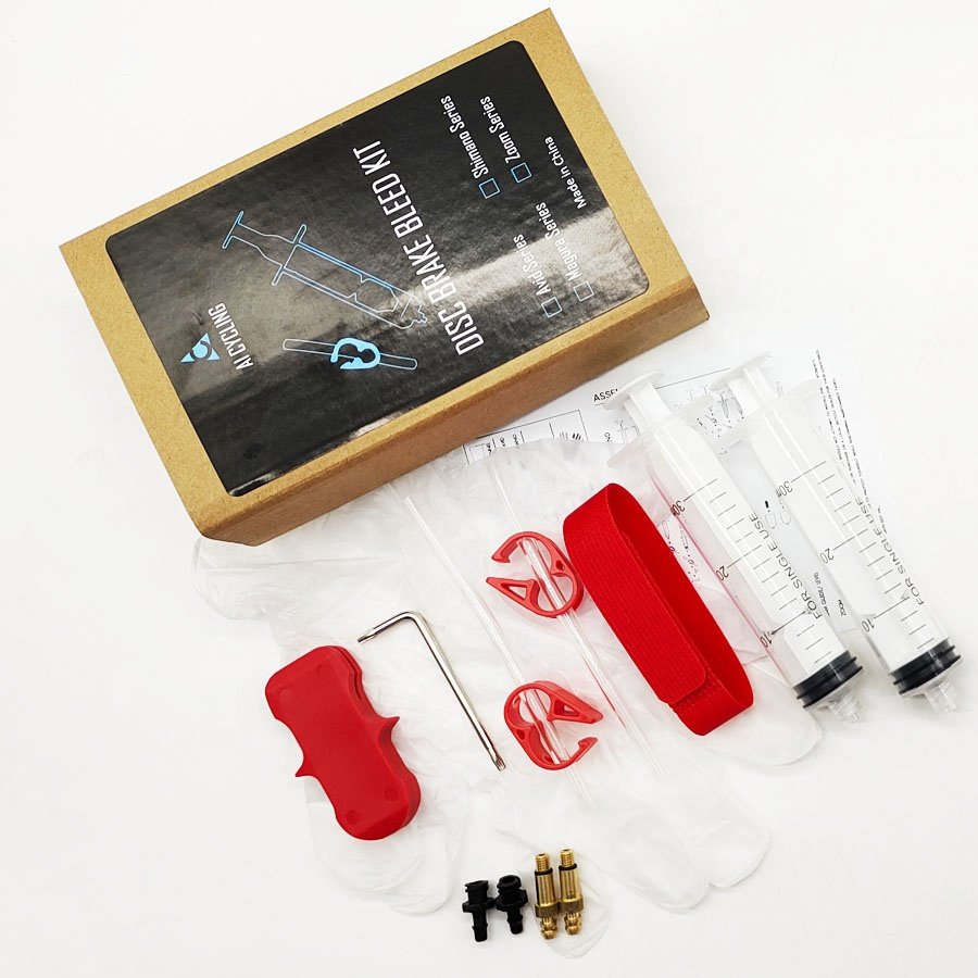 Bicycle Brake Bleed Kit Bike Hydraulic Disc Brake Repair Tools Set Oil Bleed Kit for NUTT Brake