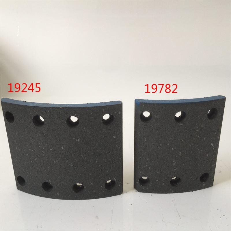 China Non-asbestos 19245 / 19782 High Performance Brake Lining Wholesale