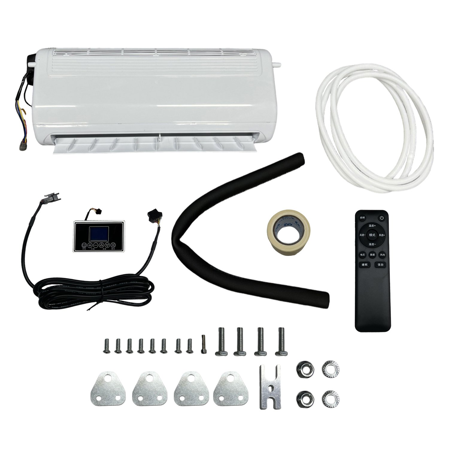 New Product AC System Electric AC Compressor 12V Truck Cooler Parking air Conditioner 24v for Camper Van