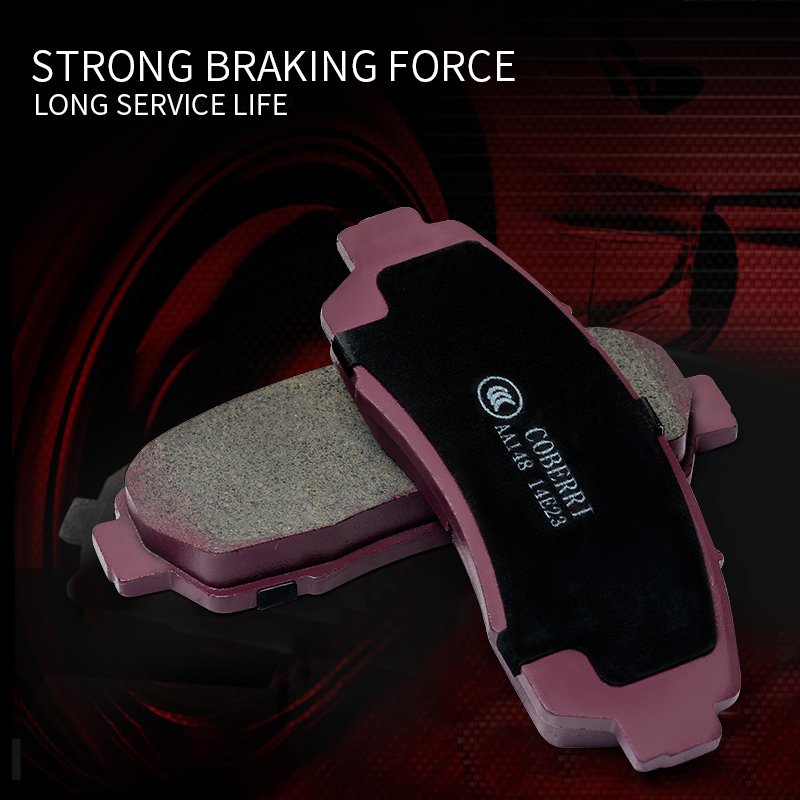 Low-dust New Ceramic Formula Car Disc Brake Pads for Honda Crosstour CR-V CR-X Del Sol CR-Z E E:NP1 E:NS1 Edix Fit Aria EV