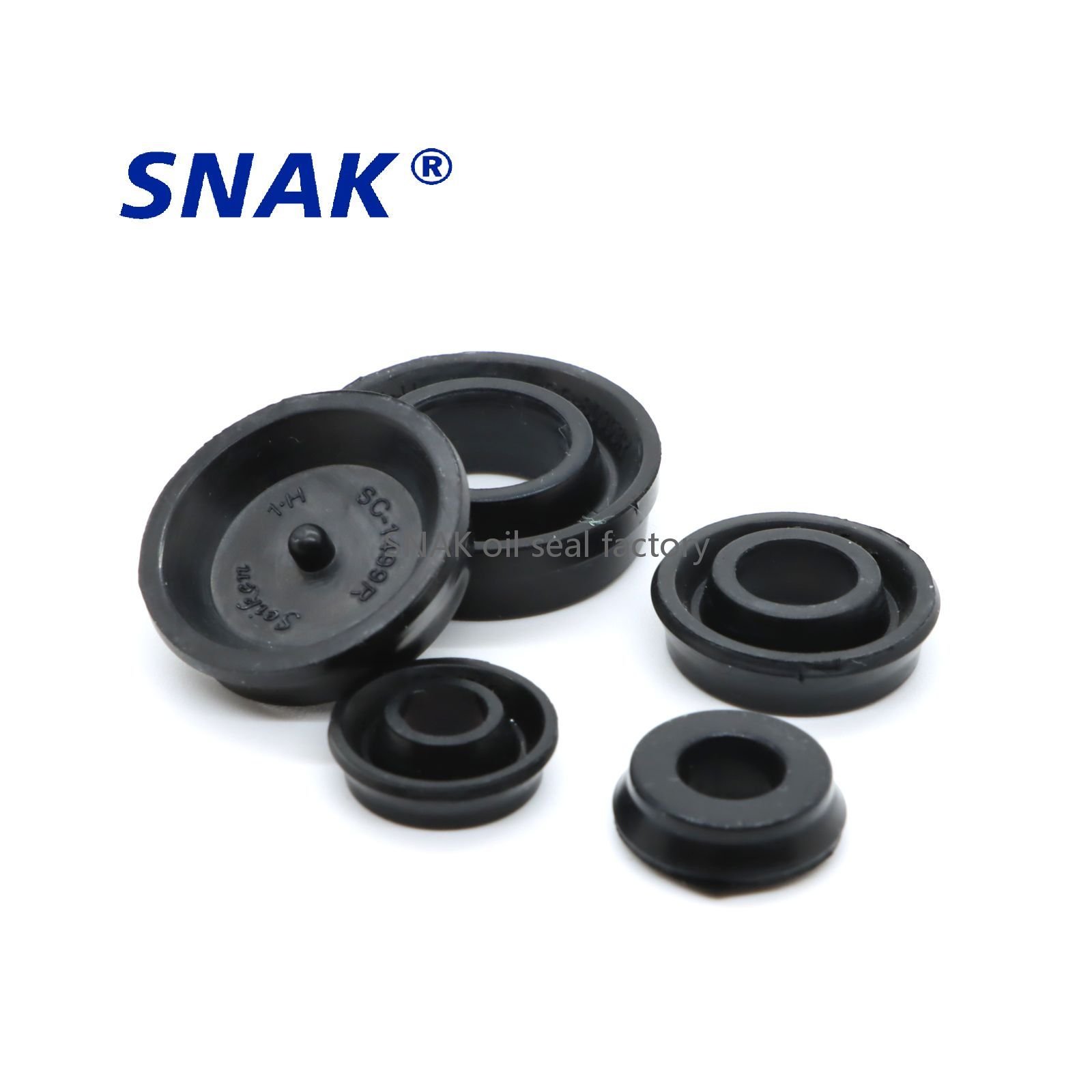 SNAK Factory Hydraulic Wheel Cylinder Rod Rubber EDPM Brake Cup Seal Hiken for Seiken Brake