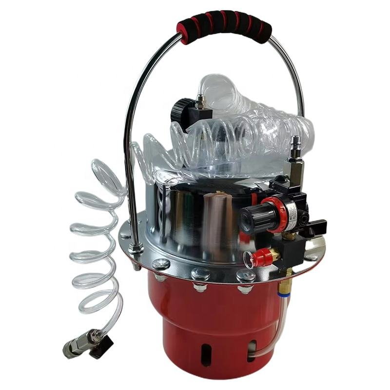 Brake Bleeder Kit Pneumatic Pressure Brake Clutch Fluid Bleeding Tool Set With Master Cylinder Adapters