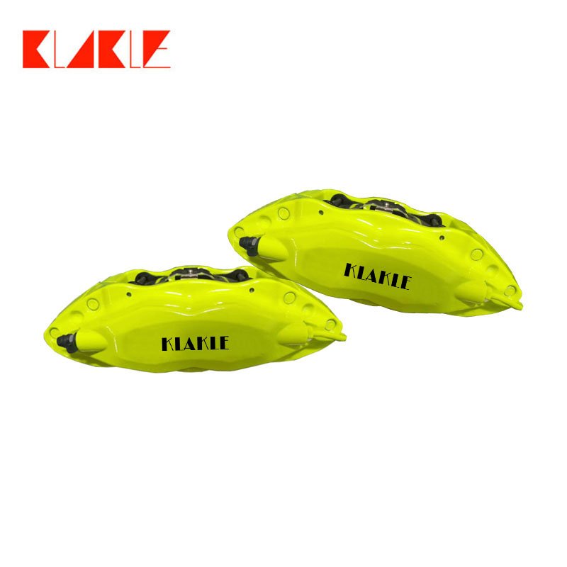 KLAKLE Car Racing Red Green Yellow Brake Caliper F50 330*32MM Brake Disc With Center Bell for Fiat Abarth 500 4 Pot Calipers