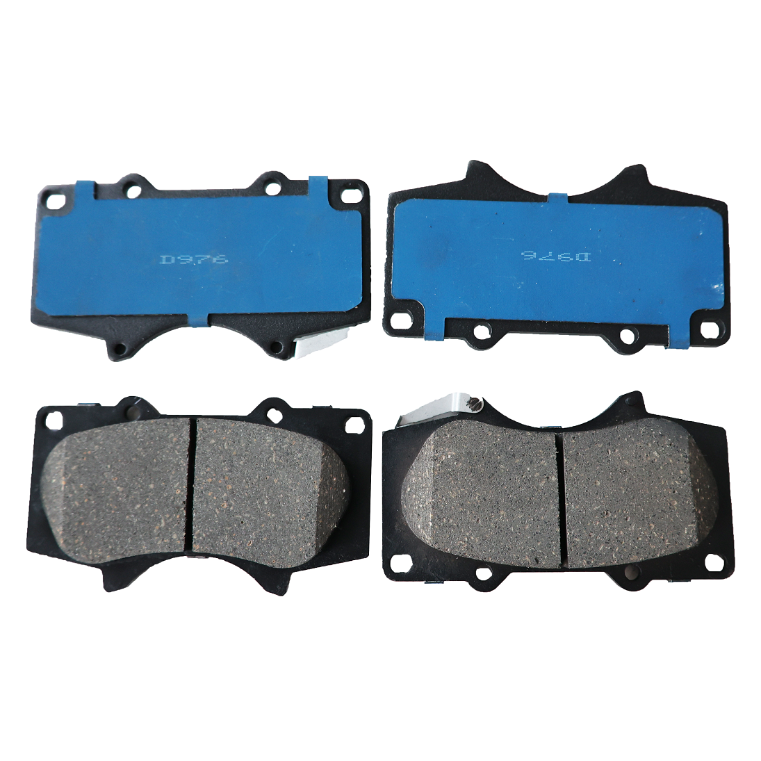 DSS Ceramic Brake Pads for Honda High Performance Noiseless R90 Certified OEM Disc Brake Pad Set with Anti-Rattle Clips & Shims