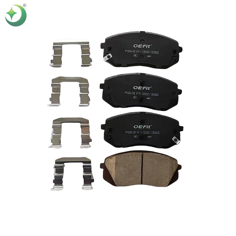 D1295 58101-1DA00 Accessories Auto Ceramic Pad Brake High-Performance Ceramic Rear Brake Pads for HYUNDAI KIA