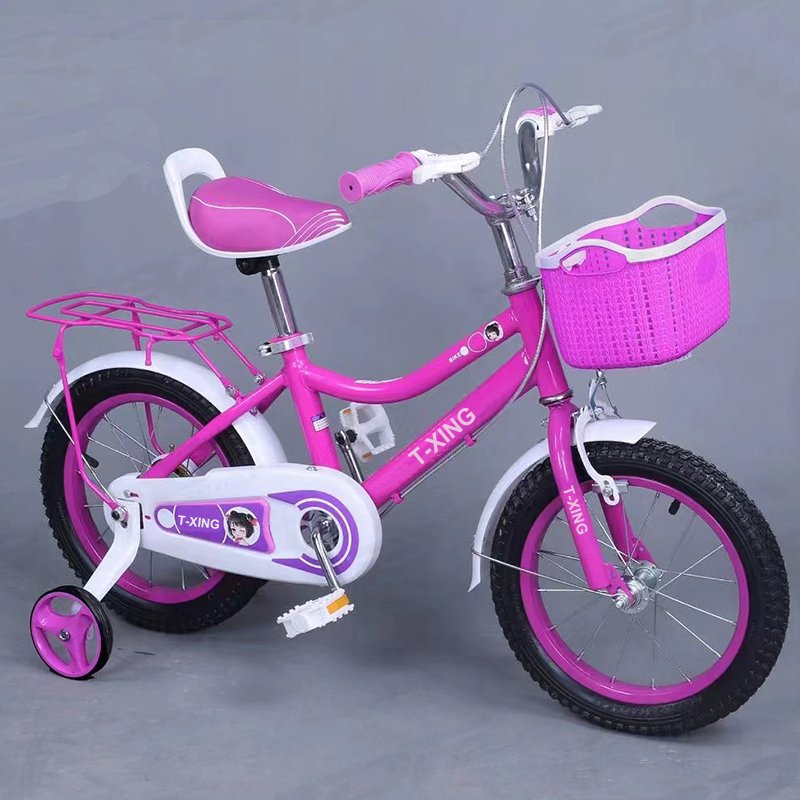 Steel Frame Cheap Price pink Rose Girls Bike 16" Bike for Kids 2 Years Old Children Bike Wholesale Distributor