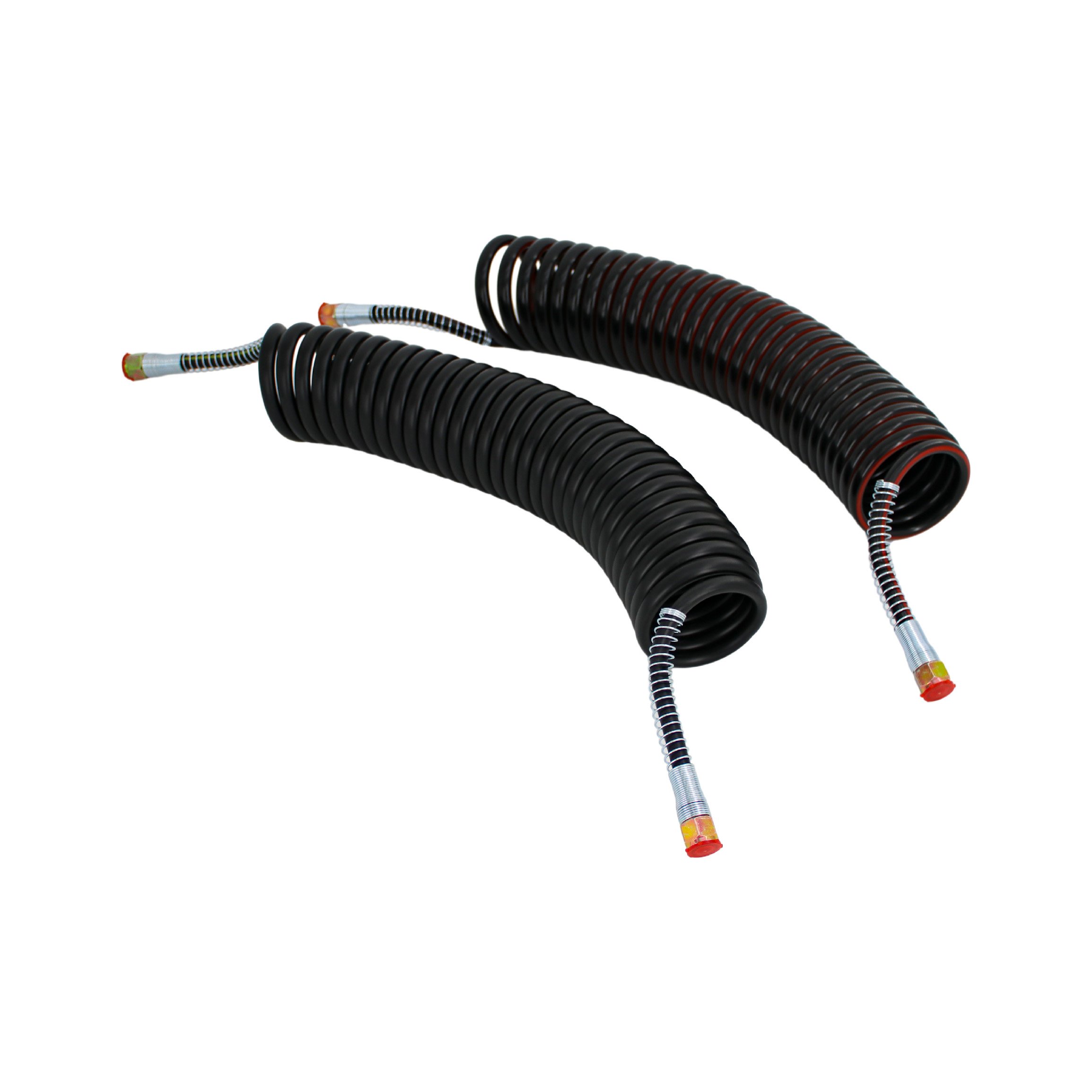 HJYAJZT Heavy Duty Trailer Semi Trucks Accessories Trade PA PU PA Nylon Spiral Coil Air Brake Hose