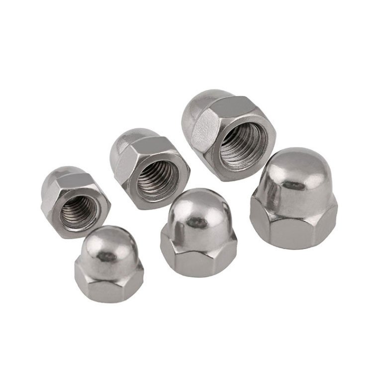 M2 M4 M6 M8 Stainless Steel DIN1587 Hexagon Domed Cap Nuts