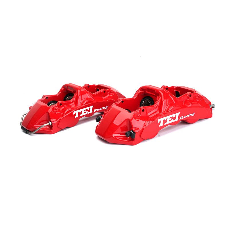Big Brake Kit TEI 6-Piston Front Big Brake Caliper with 2-Piece Rotor 378x32mm for Infiniti Q50 2.0T Q50 3.7T