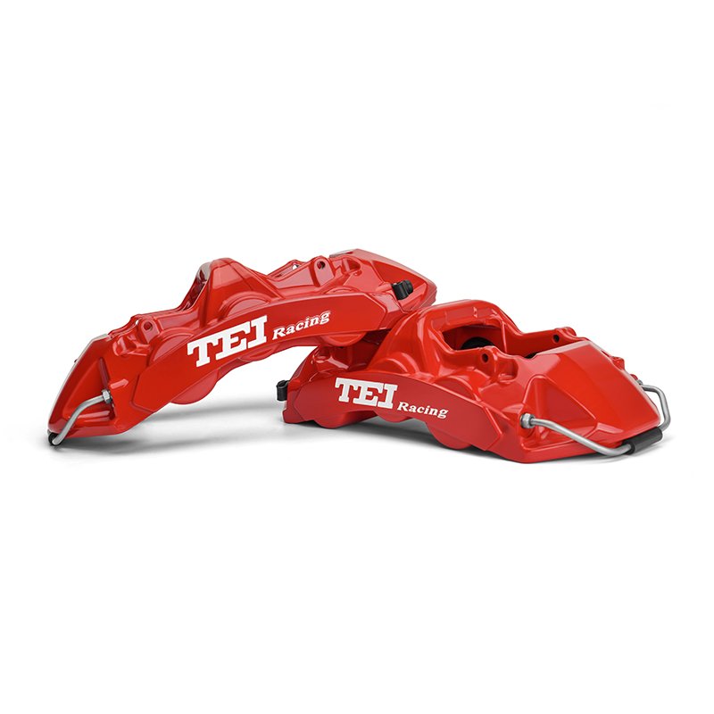 Big Brake Kit TEI 6-Piston Front Big Brake Caliper with 2-Piece Rotor 378x32mm for Infiniti Q50 2.0T Q50 3.7T