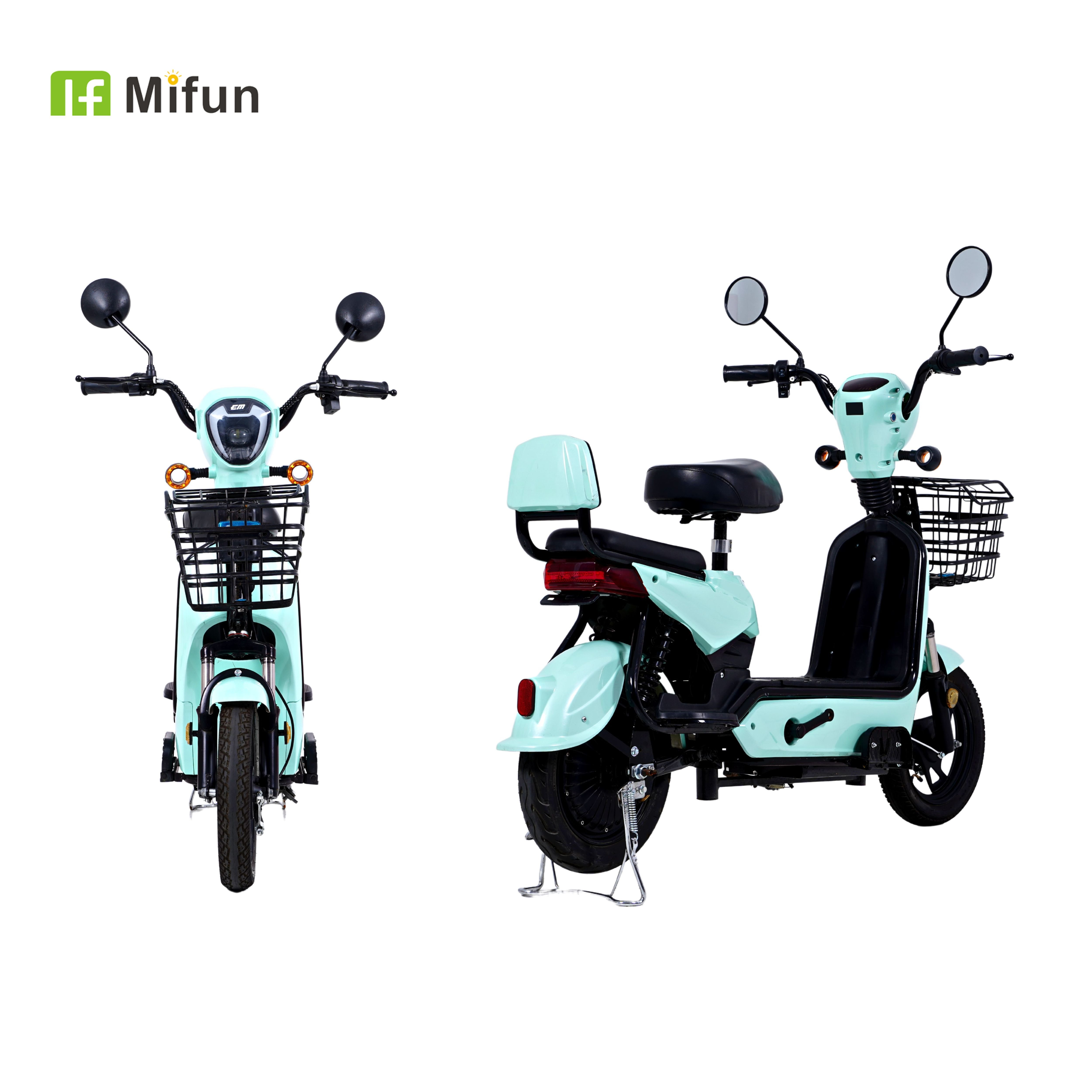 Mifun Adult High Speed 350w Bike 2 Wheel Electric Ckd Electric Motorcycle With Pedals Disc Brake