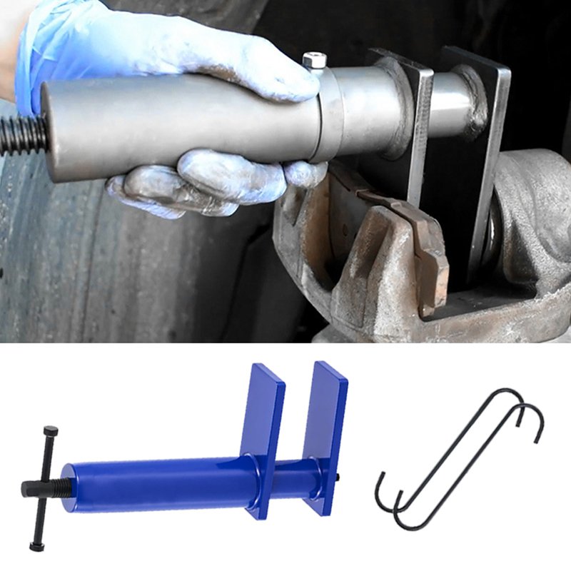 Heavy Duty Disc Brake Caliper Tool Set Universal Brake Pad Spreader Caliper Piston Compressor Tool with 2 Hanger Hooks