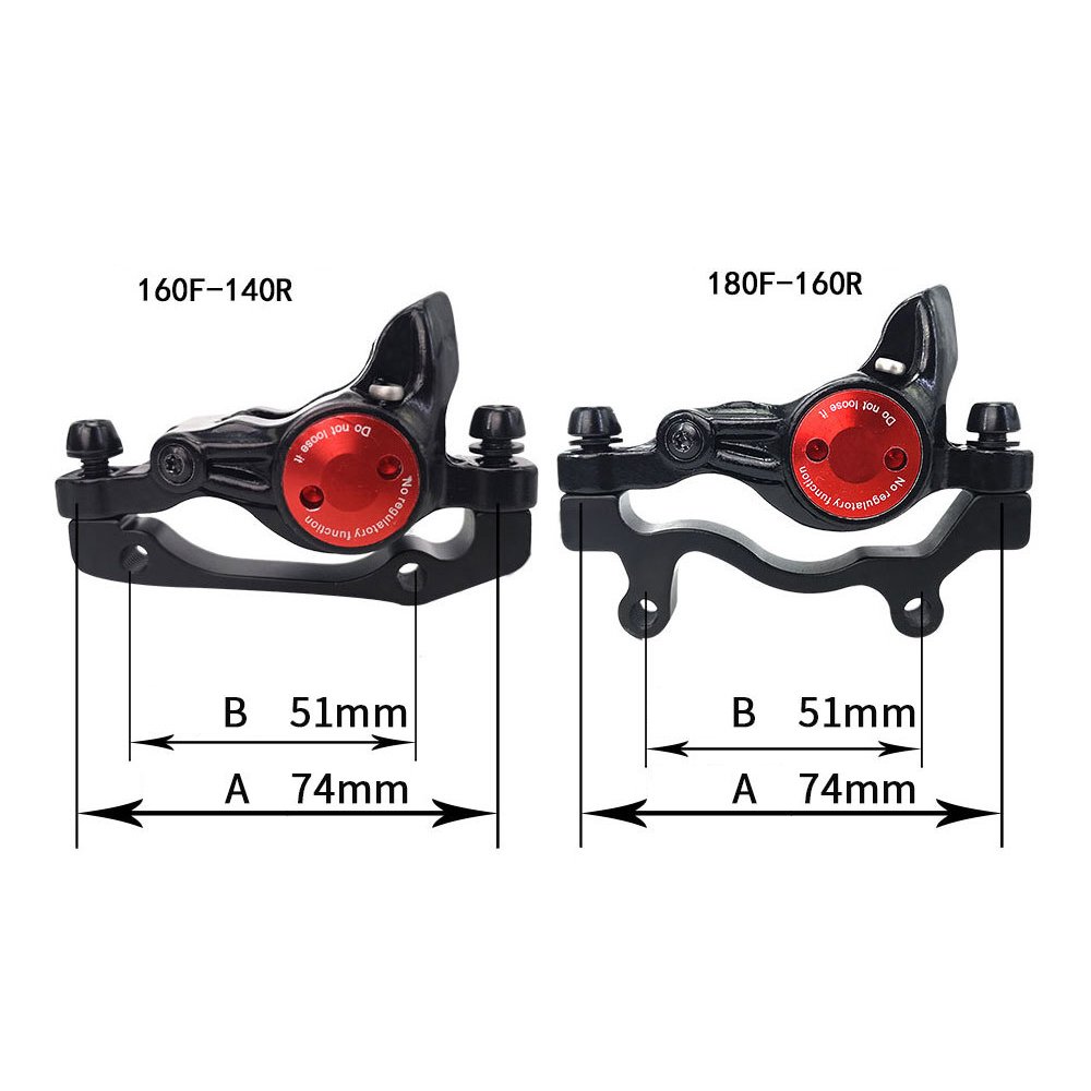 MTB Bike Brake Kit Integrated Cylinder Dual Piston Caliper Mineral Oil Front Rear Pipe 80CM 140CM Bicycle Hydraulic Disc Brake