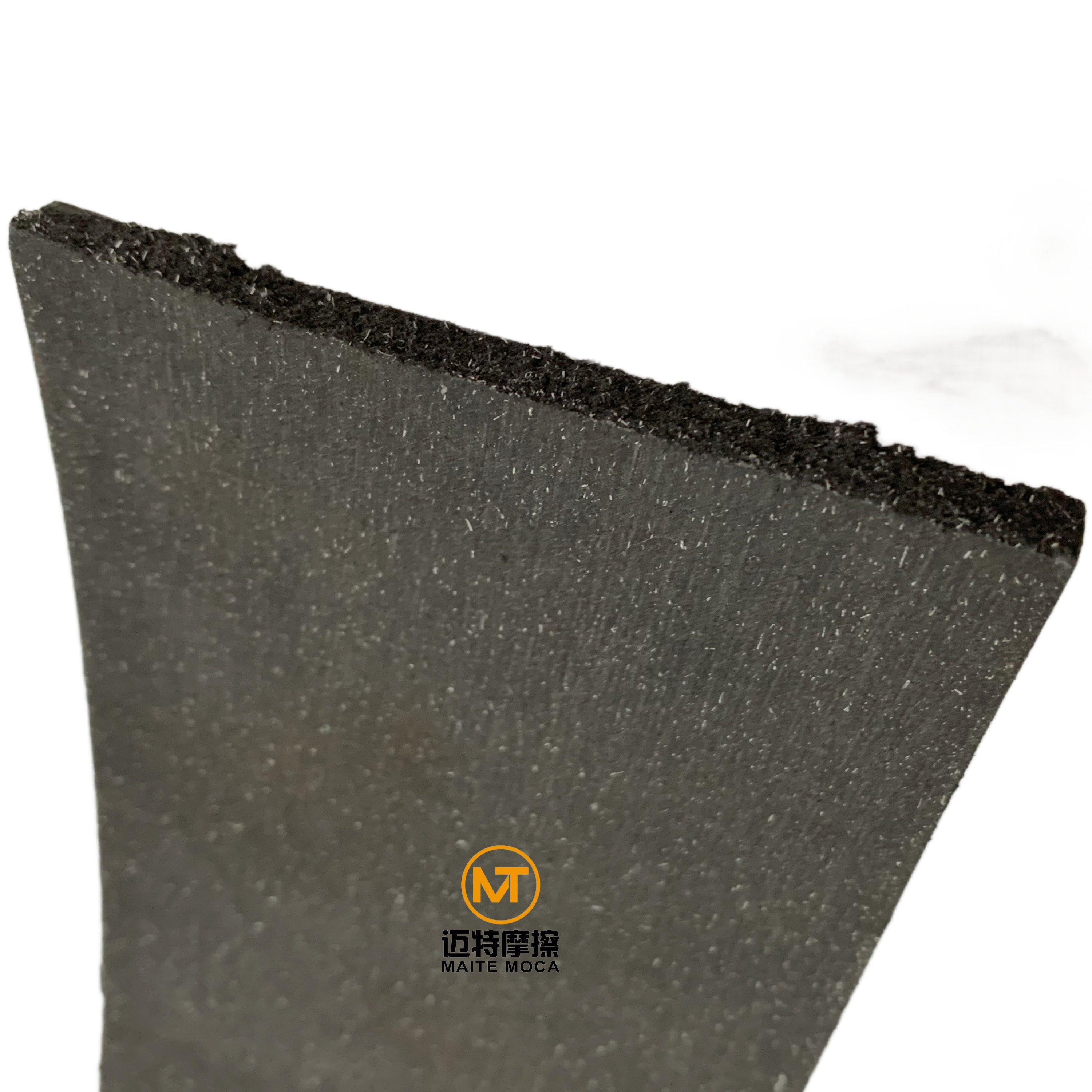 Asbestos Molded Brake Shoes Friction Material Rubber Based Black Roll Brake Linings