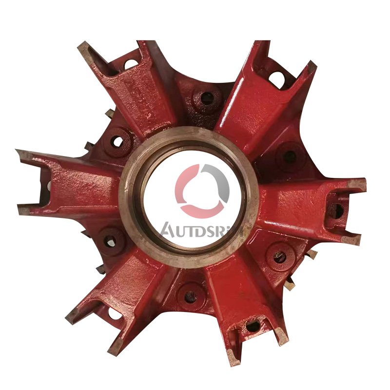 Heavy Duty Truck Parts Axles Brake Drums Trailer Wheel Hubs Assembly 16t Six Spoke for 20"Tire Hub 604 202 134