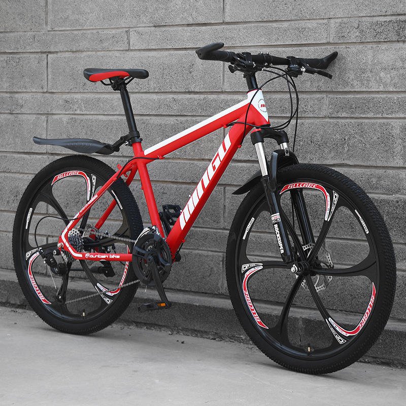 Hot Sale Hard Frame Mountain Bicycle Full Suspension Mountain Bike Double Disc Brake Geared Bicycle