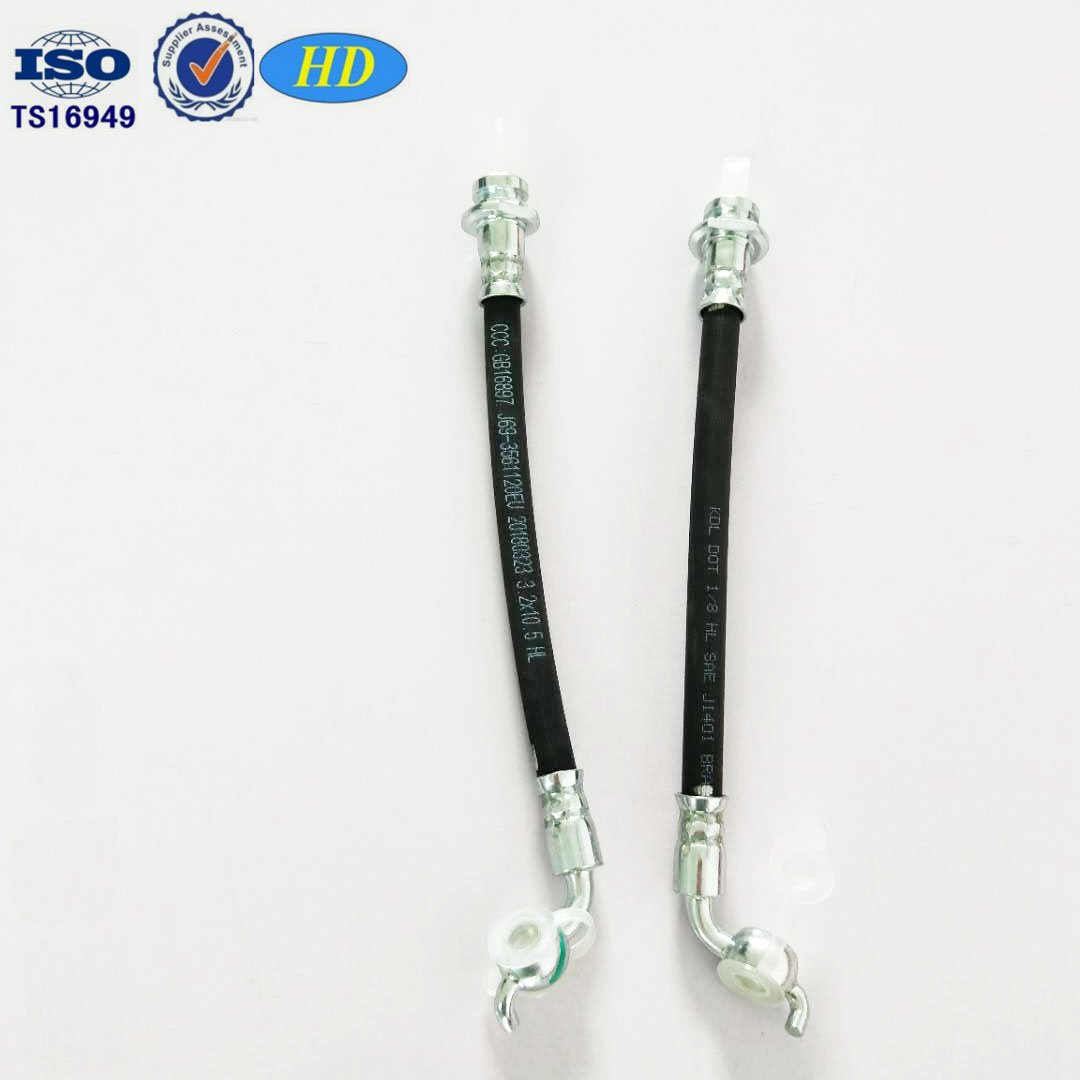 SAE J1401 Flexible Hose Hydraulic Car Brake Hose and Fitting