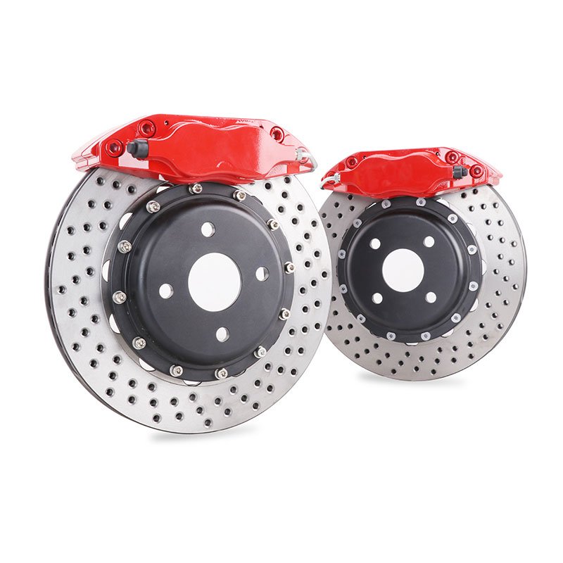 Auto Brakes OEM Caliper Big 4 Pot for AP 7600 Auto Big Brake Calipers Kit for Subaru Crosstrek DIAS WAGON IMPREZA IMPREZA XV