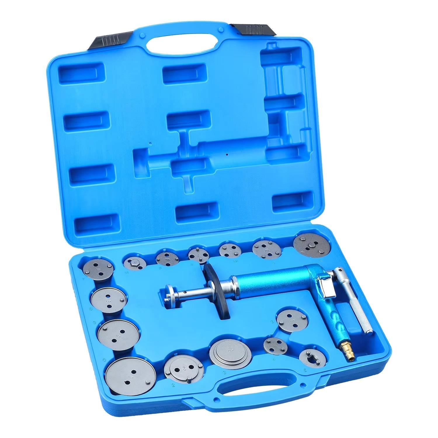 16PCS Other Vehicle Automotive Repair Tools Universal Air Powered Rewind Kit Pneumatic Brake Caliper Wind Back Tool Set