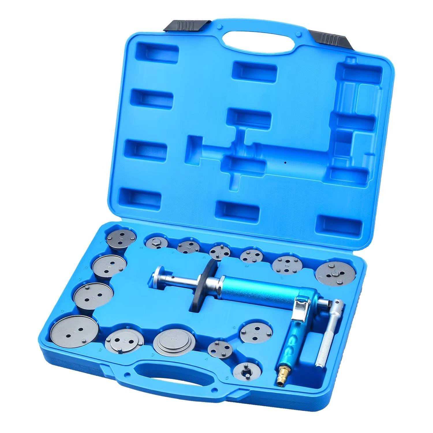 16PCS Other Vehicle Automotive Repair Tools Universal Air Powered Rewind Kit Pneumatic Brake Caliper Wind Back Tool Set