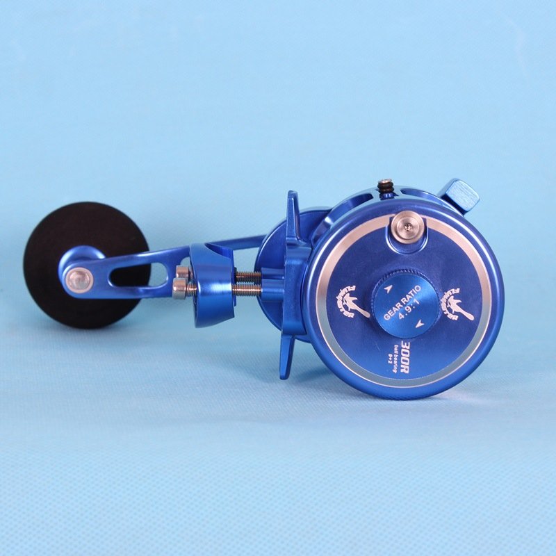 24kg Max Drag Drum Fishing Reel Metal Light Overhead Slow Pitch Jigging Reel Saltwater