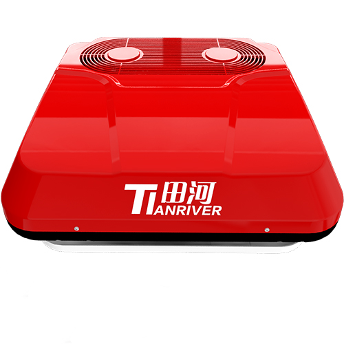 Double Fan Parking air Conditioner 12v 24v for Truck RV Camper Van All Brushless Motor Fan High Cooling Capacity Light