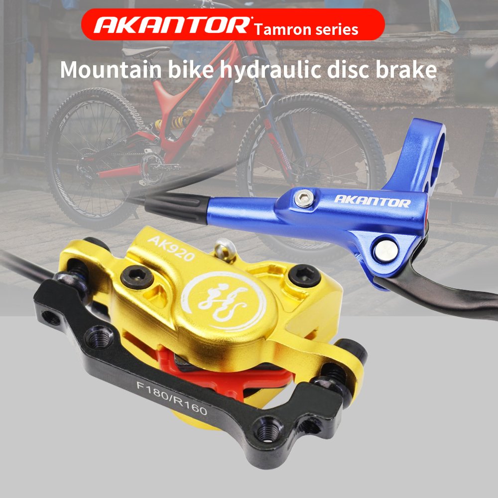 AKANTOR Hot Sell Bicycle Brake Hydraulic Disc Brake Set MTB Bike 800/1450mm Brake Caliper and Lever Better Than MT200