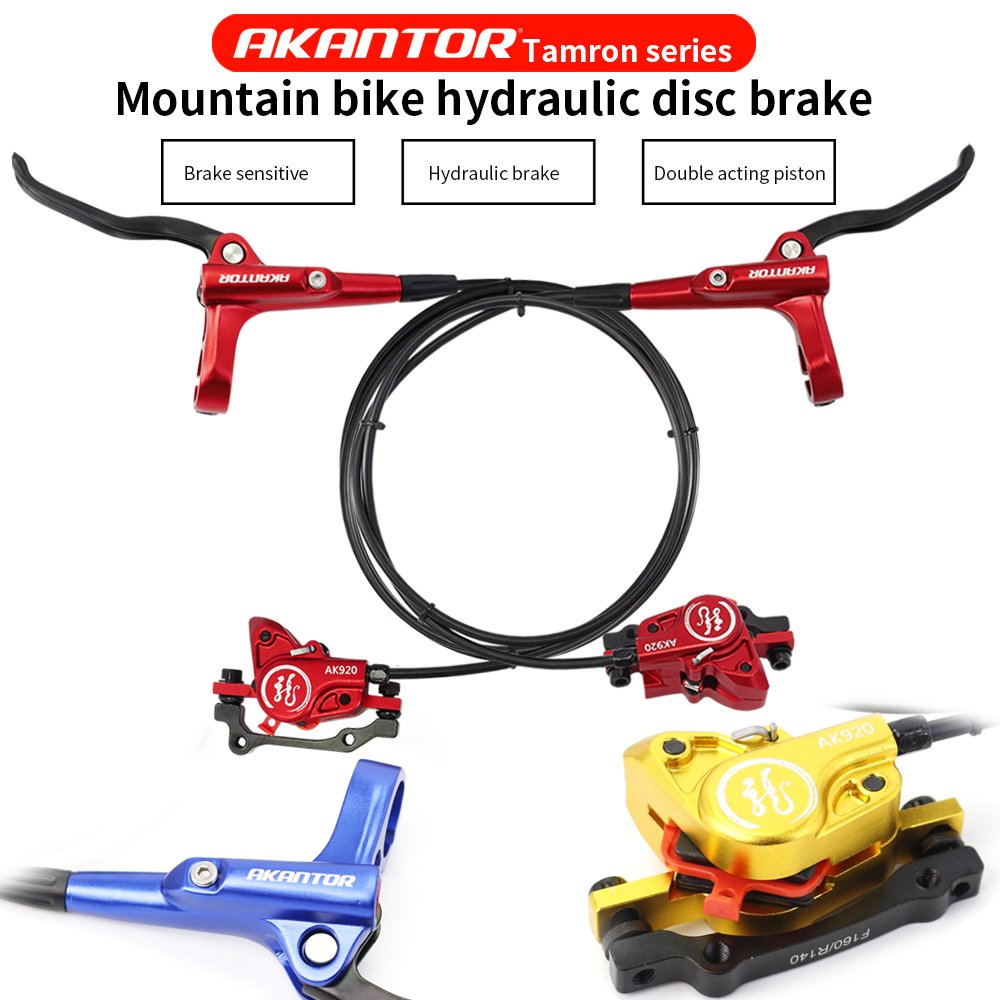 AKANTOR Hot Sell Bicycle Brake Hydraulic Disc Brake Set MTB Bike 800/1450mm Brake Caliper and Lever Better Than MT200