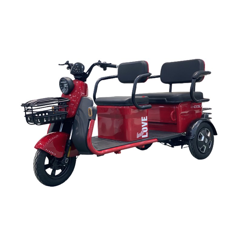 FULILKE Tricycle Electric Scooter 3 Wheels Electric Tricycle Motorcycle for Adults Passenger