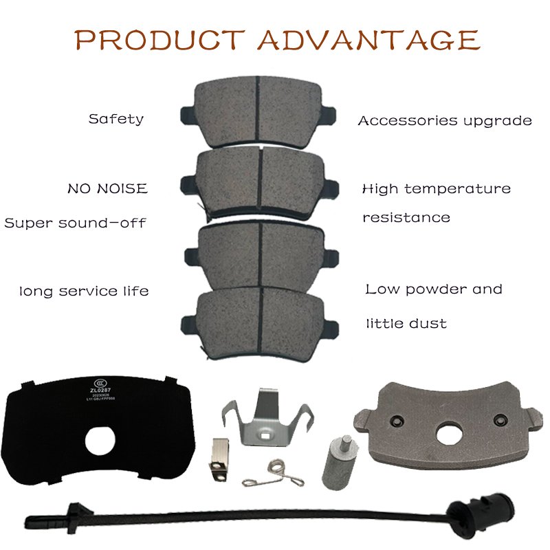 Manufacturer Supply Retail Wholesale ODM&OEM Customization Noise Free Durable Ceramic Brake Pads D1055 Rear Auto Disc Brake Pads