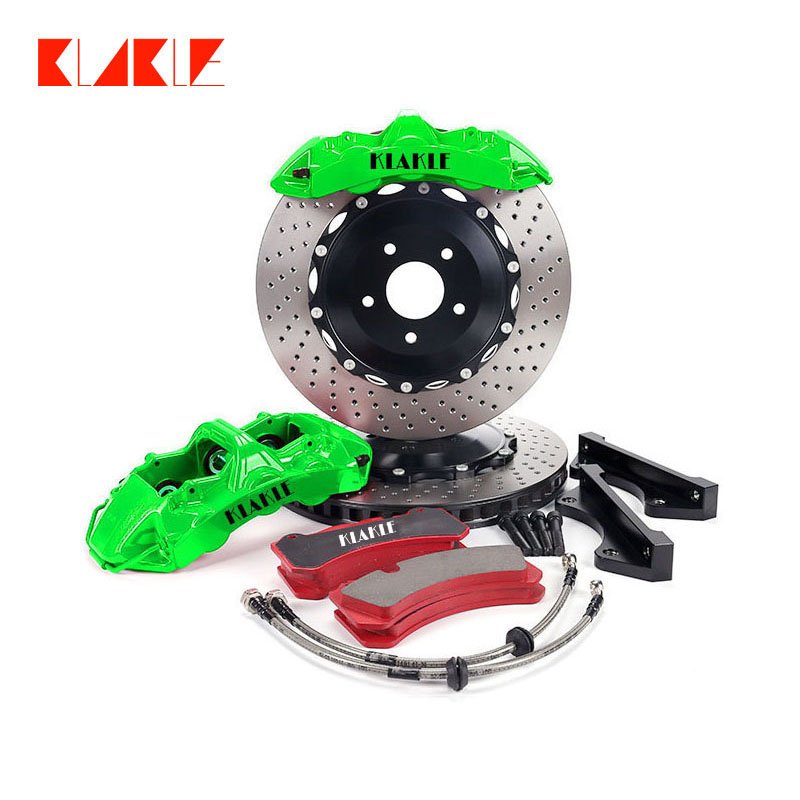 KLAKLE Upgrade Brake System Brake Kits GT6 6 Big Piston Brake Caliper for BMW E46 M3