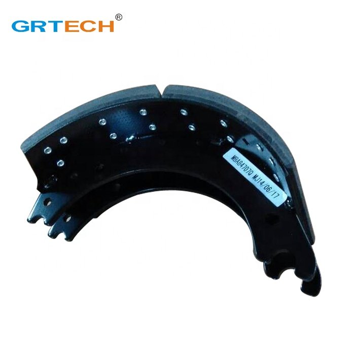 4707 Auto Spare Parts Semi Truck Brake Lining Shoes Assy for Trailer