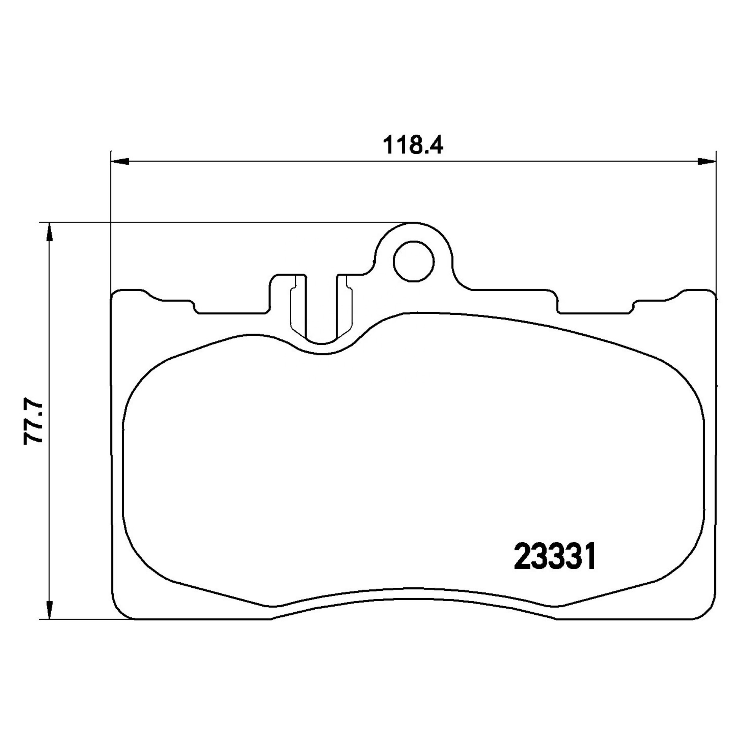 High Performance Factory Auto Parts Brake Pads (Pastillas De Freno) OEM Disc D870/wva 23331 Is Front Axle Brake for TOYOTA/LEXUS