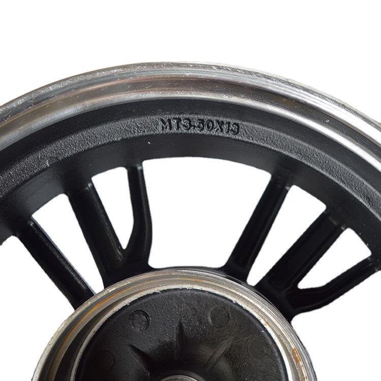 Motorcycle Tricycle Aluminum 13 Inches 3.5 Width Front Wheel Disc Brake Rear Wheel T8 T9 T10 New Wheel Hub
