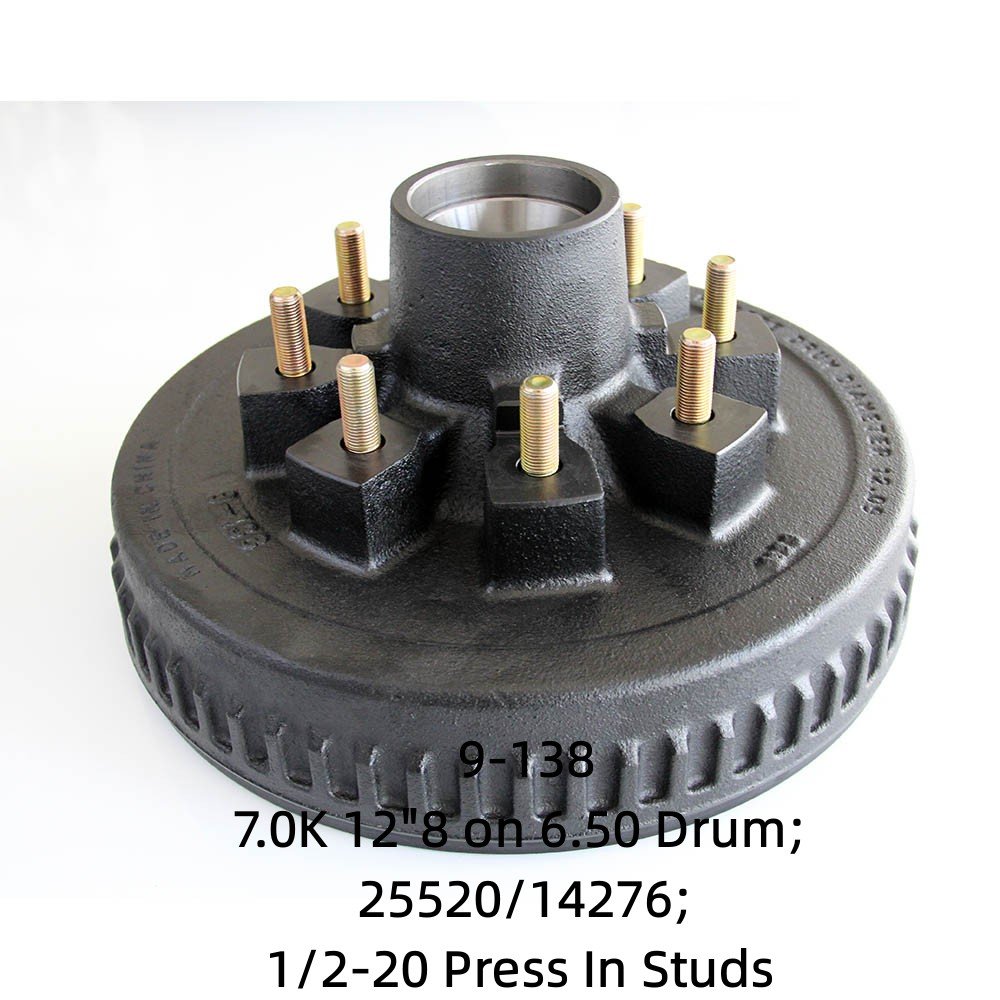 Production of Trailer Brake 7000lbs Brake Drum 12" Hub Drum