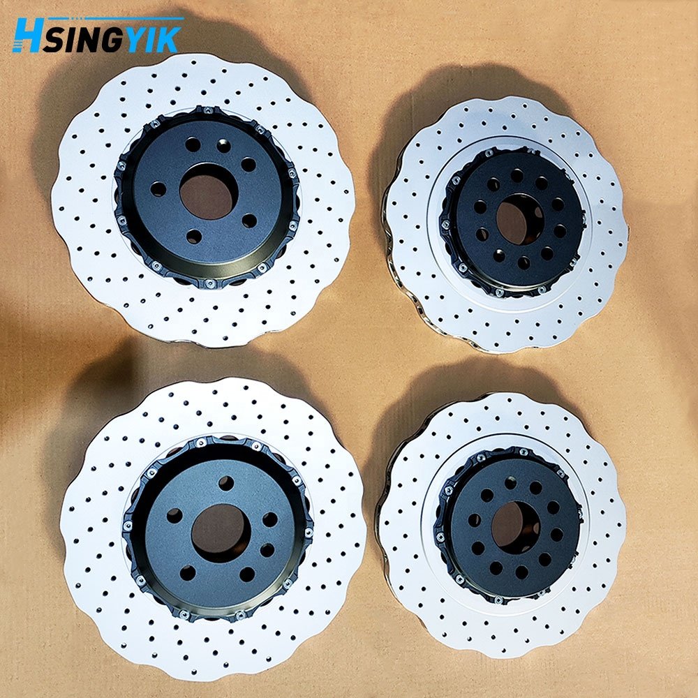 Hsingyik 400 / 356 MM Custom Design 2 Piece Rotor Brake Disc for Audi S6 S7 S8 RS6 RS7
