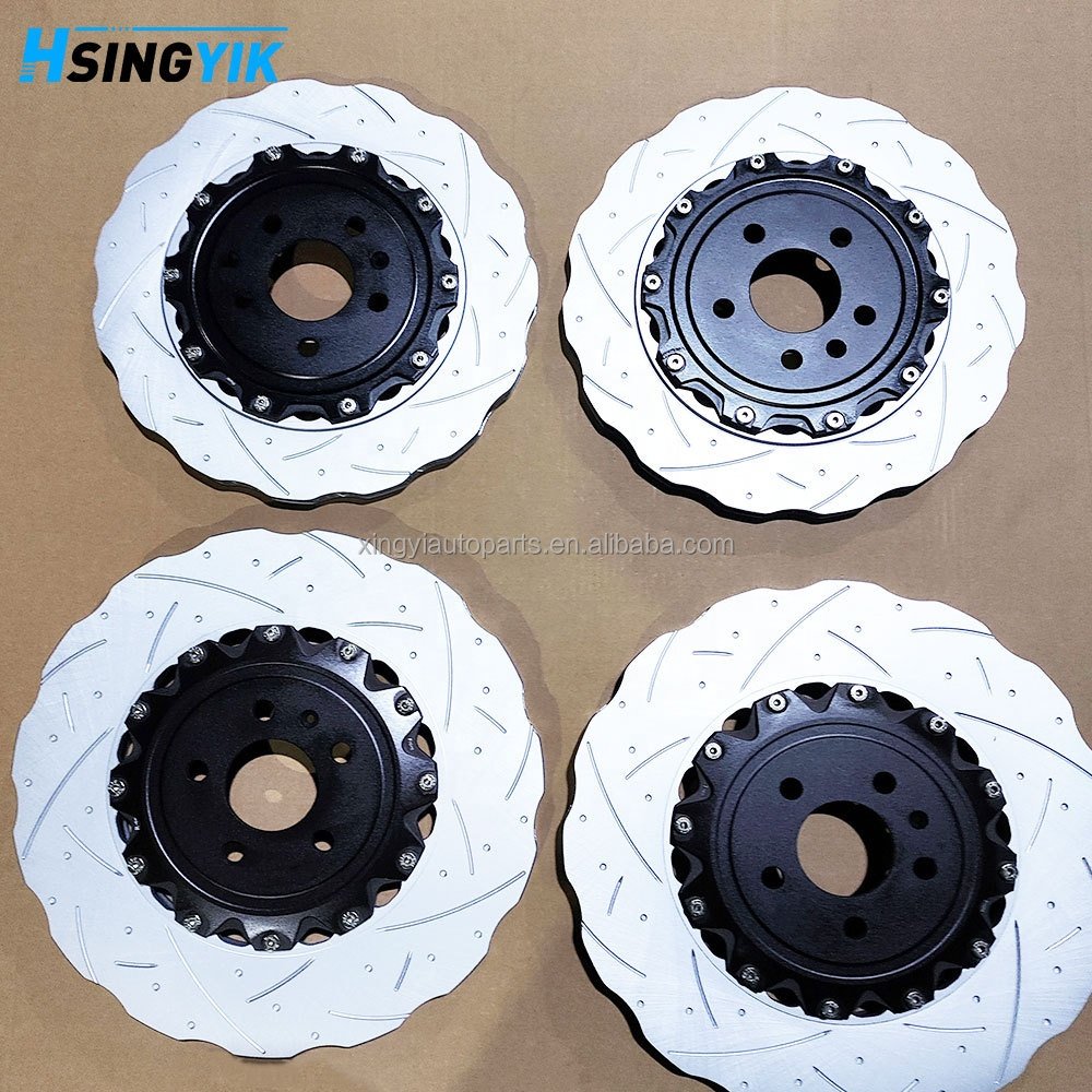 Hsingyik 400 / 356 MM Custom Design 2 Piece Rotor Brake Disc for Audi S6 S7 S8 RS6 RS7