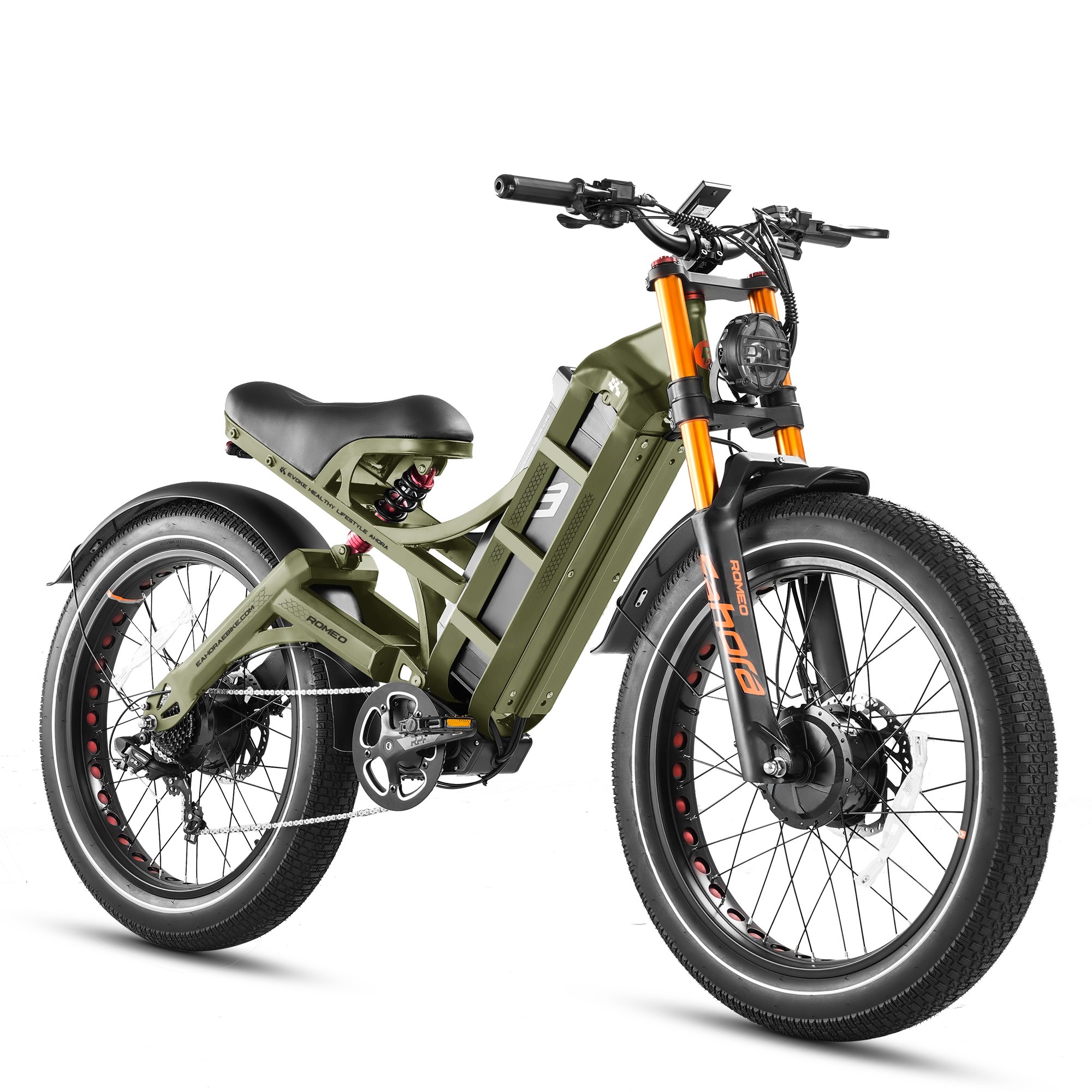 Romeo Pro II Eahora Eu Warehouse Custom Power Electric Bicycle Adults Mountain 2*120N-M E Bike Electric Bike