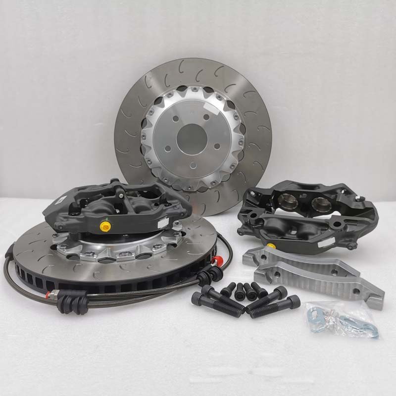 Top Performance Auto Brake Systems Original 9660 9450 Caliper with Carbon Fiber Brake Disc Ceramic Brake Pads for Volvo V70r