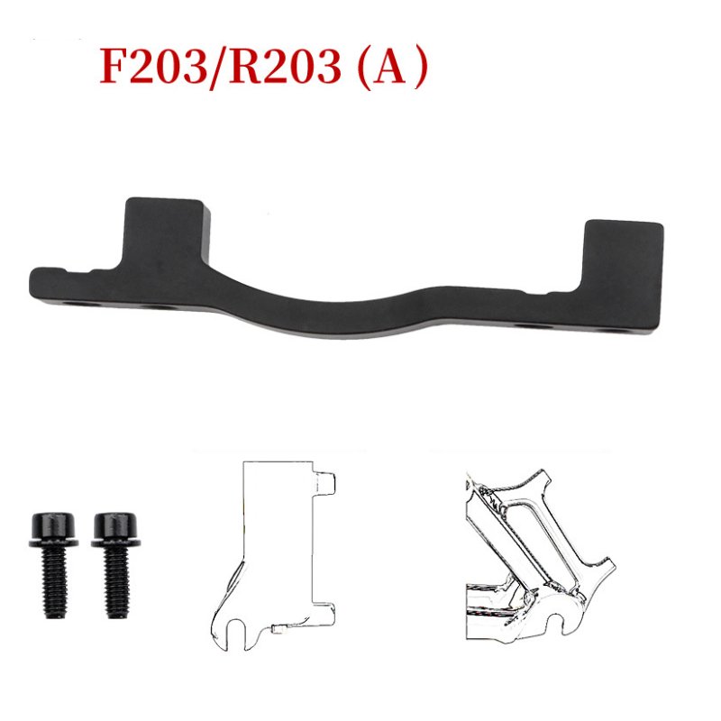 Disc Brake Caliper Mount Adapter Post Front 203 mm Rear 203mm for MTB