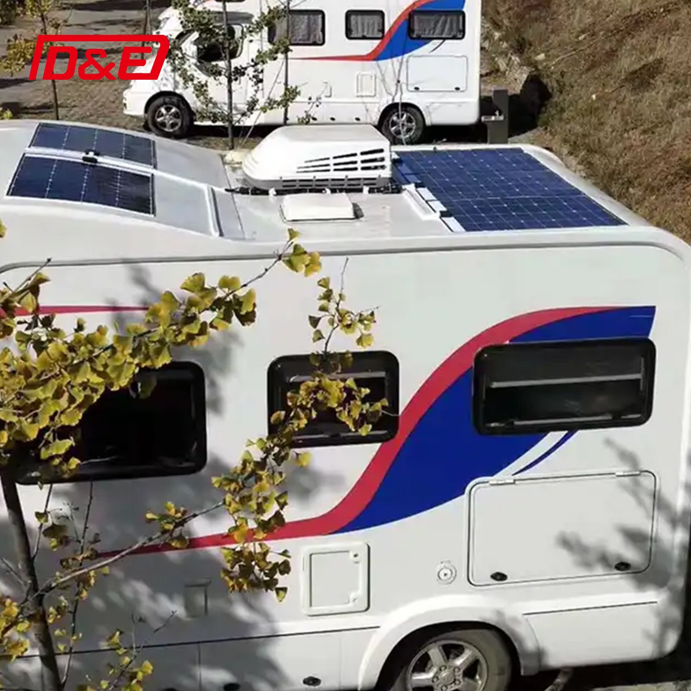 Hot Sale 12000BTU RV Air Conditioner for Caravan Camping New 220-240V 50Hz/60Hz AC R410A Refrigerant