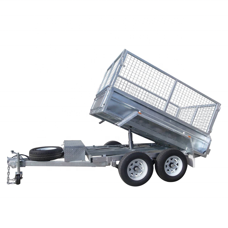 FACTORY MANUFACTURE FULLY WELDED, GALVANISED, ATM 3500KGS, 10X7 HYDRAULIC TIPPER TABLE TOP TRAILER MULTIPLE USED for FARMS