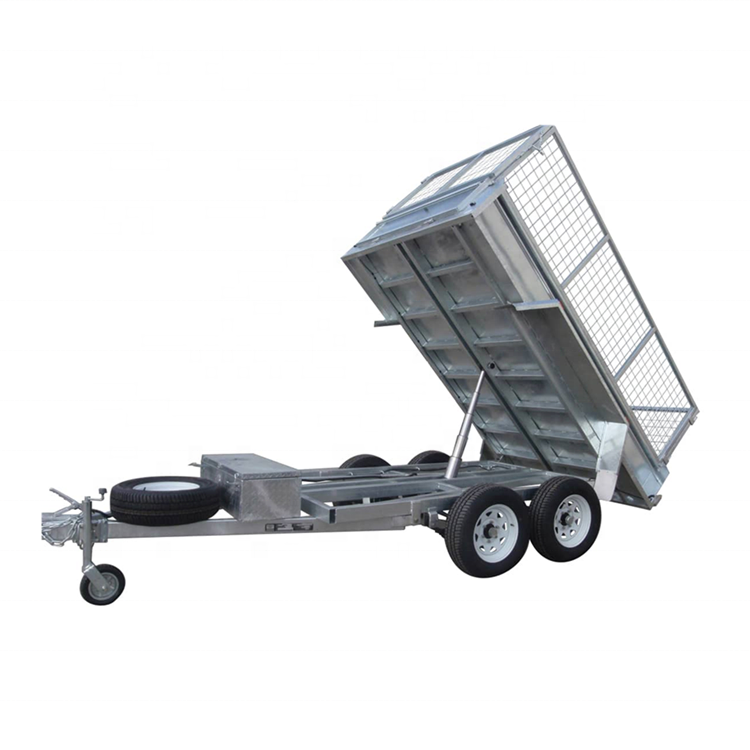 FACTORY MANUFACTURE FULLY WELDED, GALVANISED, ATM 3500KGS, 10X7 HYDRAULIC TIPPER TABLE TOP TRAILER MULTIPLE USED for FARMS