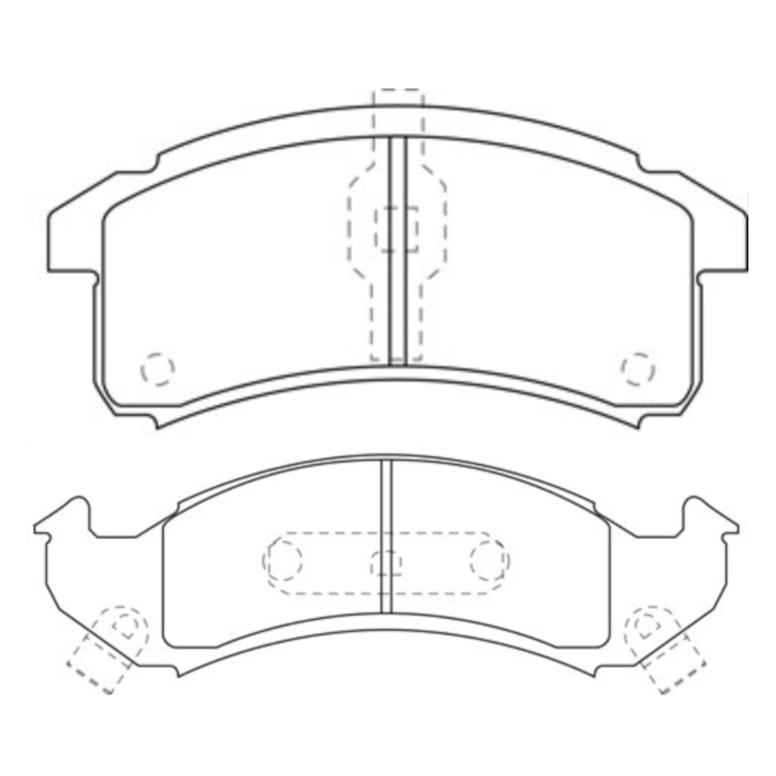 High Performance Factory Auto Parts Brake Pads (Pastillas De Freno) OEM Disc D505/wva 24714/24715/24716 Is Front Axle Brake