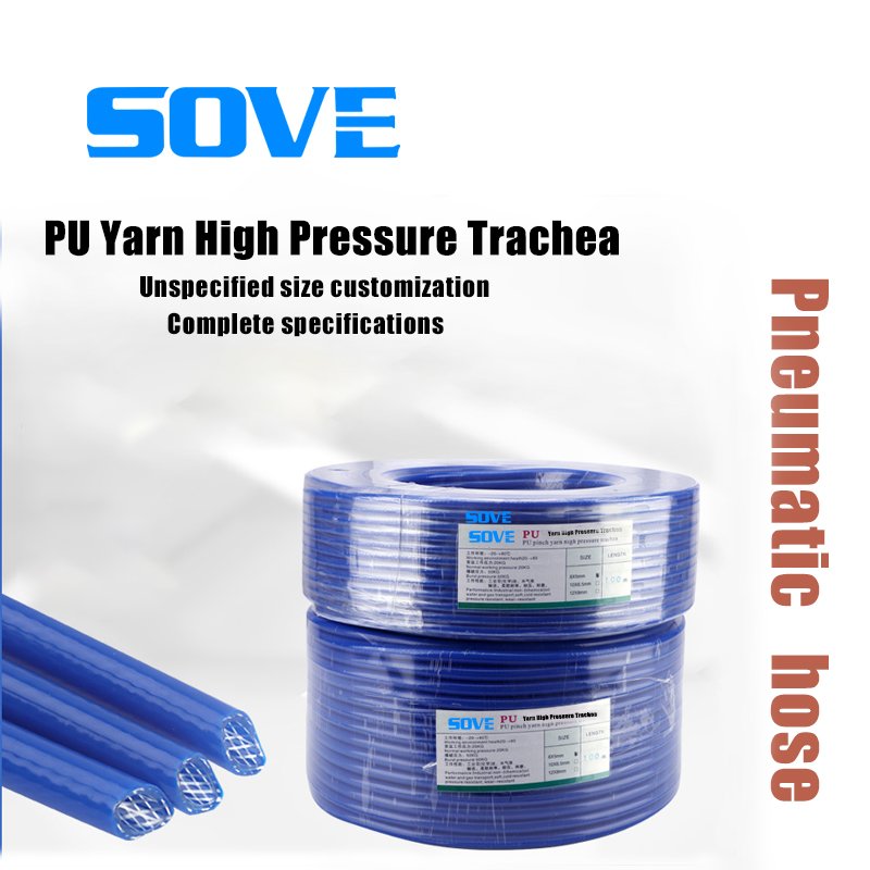 High-Pressure Flexible Pneumatic Parts Polyethylene Polyurethane Spiral Hose Trailer Air Brake Coil Hose Cylinder Pipe Type
