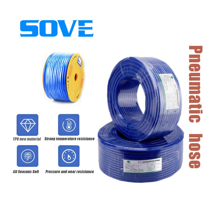 High-Pressure Flexible Pneumatic Parts Polyethylene Polyurethane Spiral Hose Trailer Air Brake Coil Hose Cylinder Pipe Type